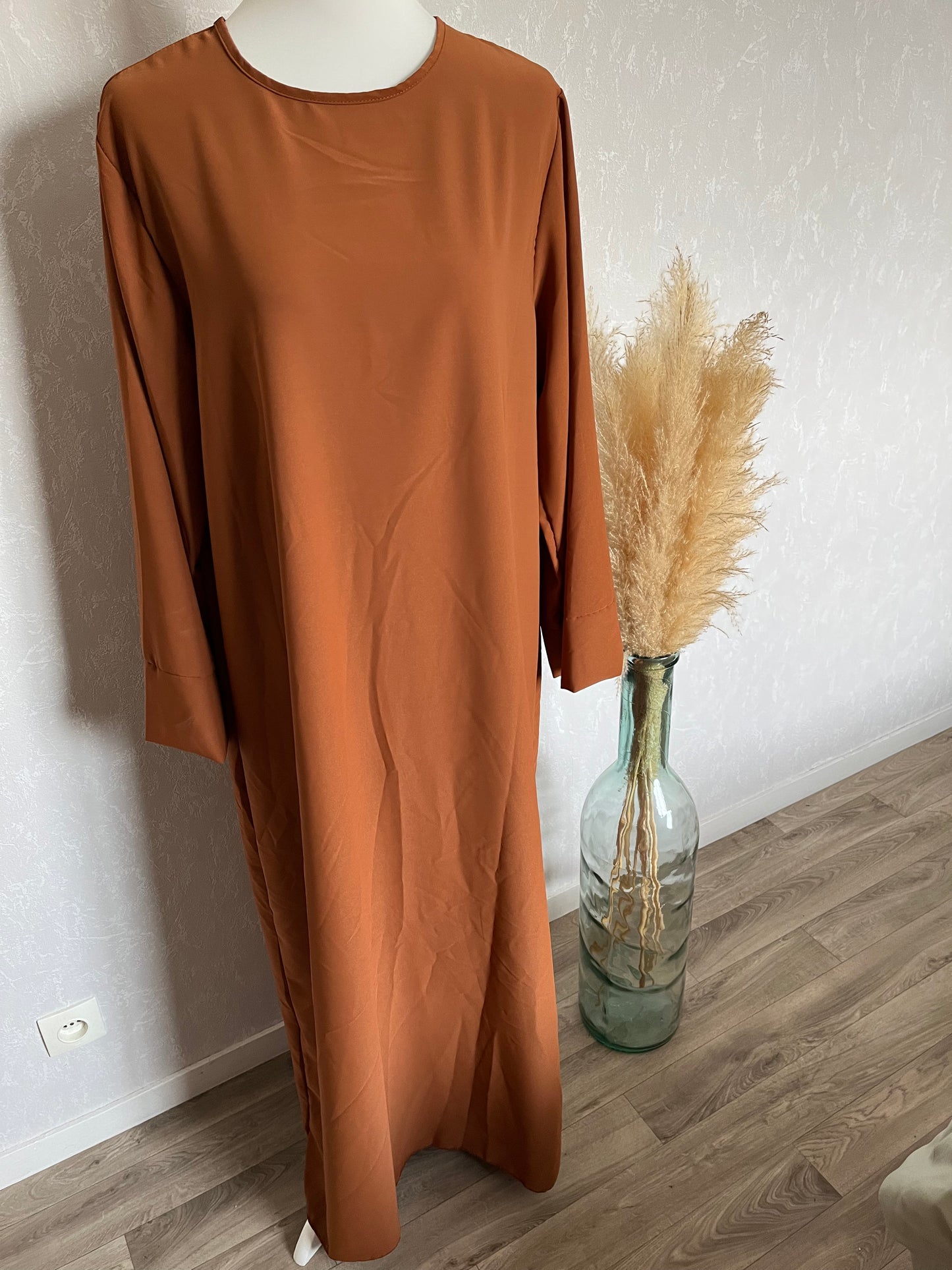 Abaya Asma Marron