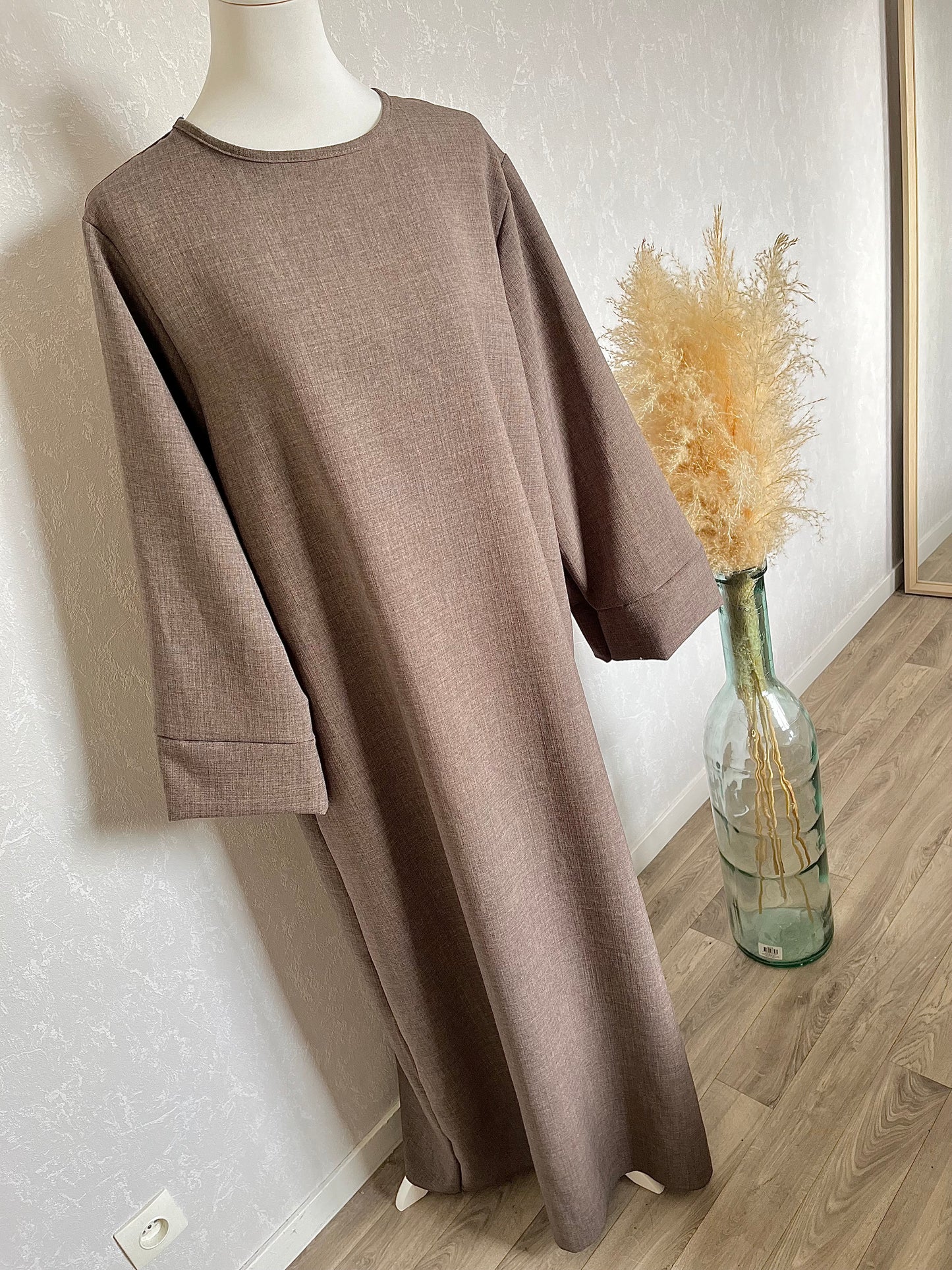 Abaya Lina Taupe