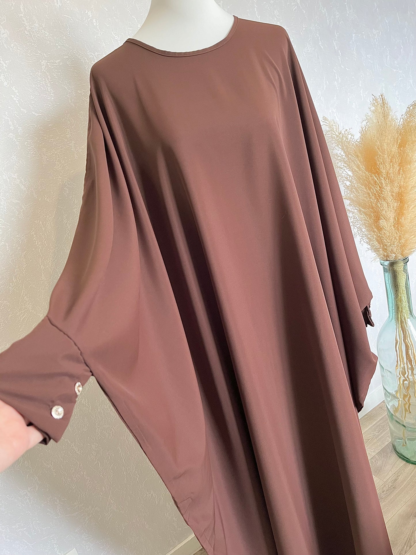 Abaya Aïcha Chocolat