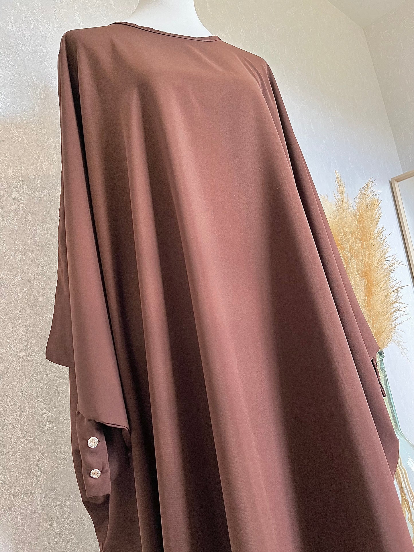 Abaya Aïcha Chocolat