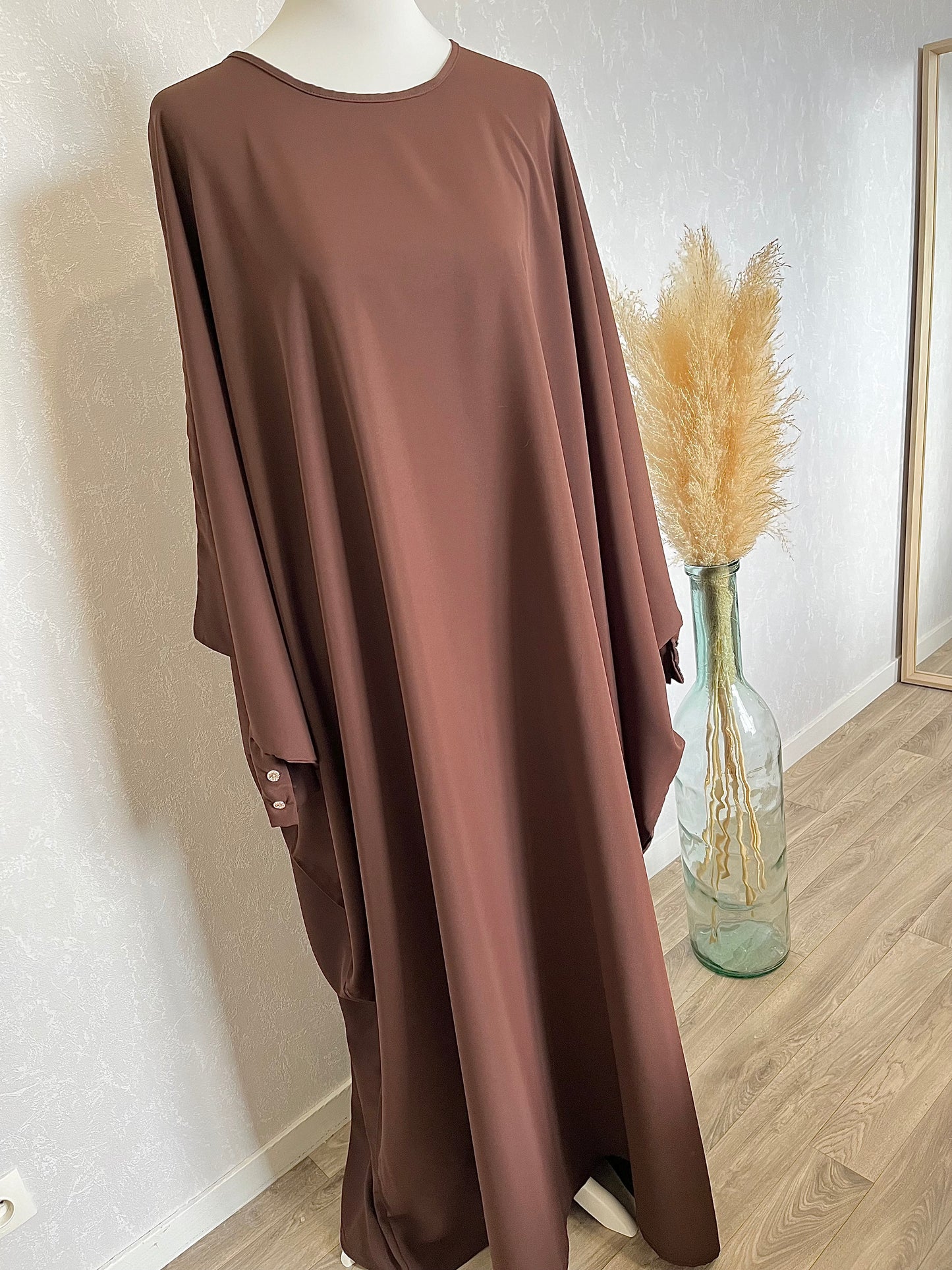 Abaya Aïcha Chocolat